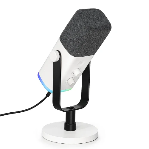 Mikrofon dynamiczny Fifine AM8W USB-C/XLR Biały