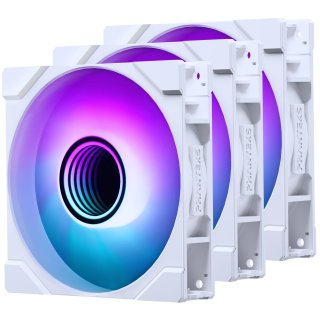 Wentylator Phanteks M25 Gen2 PWM D-RGB Fan 3-pack 120mm - biały