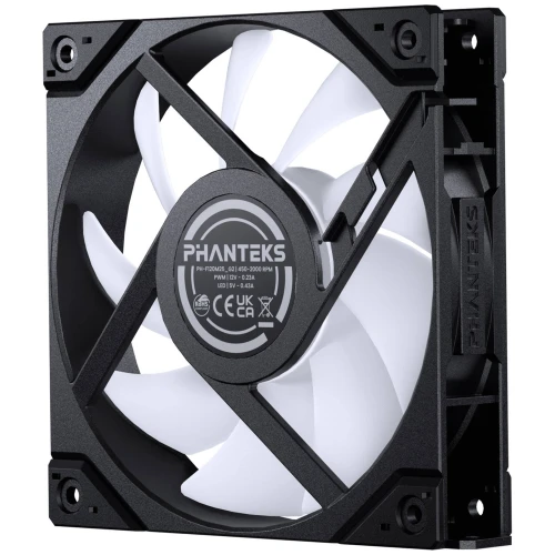 Wentylator Phanteks M25 Gen2 PWM D-RGB Fan Reverse Blade 120mm - czarny