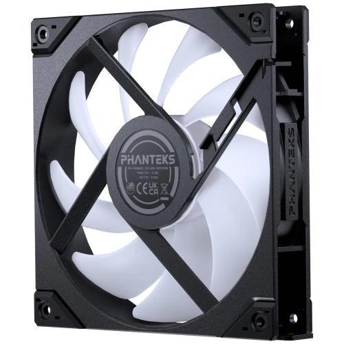 Wentylator Phanteks M25 Gen2 PWM D-RGB Fan 3-pack Reverse Blade 140mm - czarny