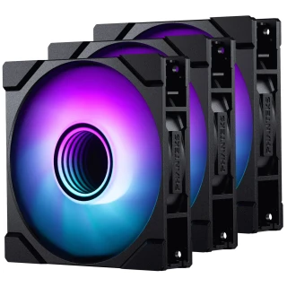 Wentylator Phanteks M25 Gen2 PWM D-RGB Fan 3-pack 120mm - czarny