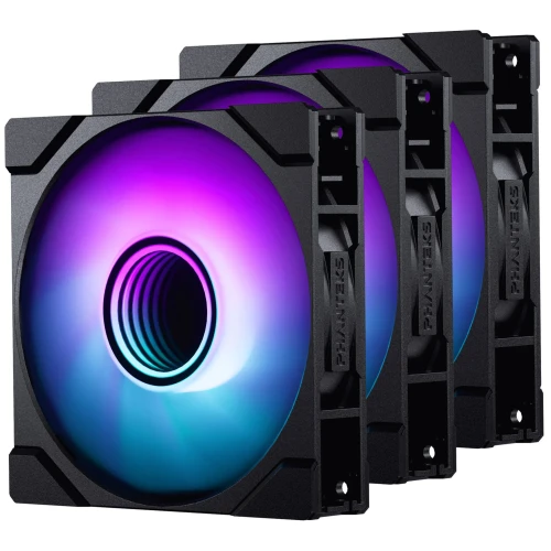Wentylator Phanteks M25 Gen2 PWM D-RGB Fan 3-pack 120mm - czarny