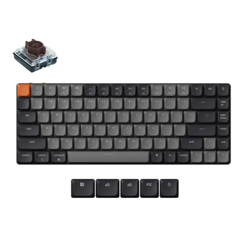 Klawiatura Keychron K3 v3 QMK Wireless RGB Brown