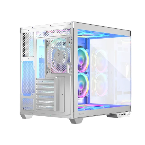 Obudowa Modecom Volcano Panorama APEX ARGB 5F Midi White