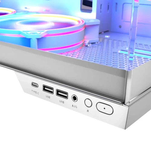 Obudowa Modecom Volcano Panorama APEX ARGB 5F Midi White