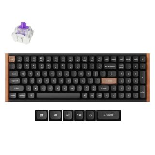 Klawiatura Keychron K4 HE Wireless Magnetic Wood Black