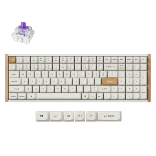 Klawiatura Keychron K4 HE Wireless Magnetic Wood White