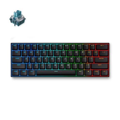 Klawiatura MCHOSE ACE 60 8K RGB Wireless Black Magnetic TTC Uranus Standard
