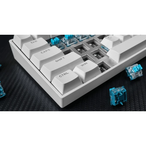 Klawiatura MCHOSE ACE 60 8K RGB Wireless White Magnetic TTC Uranus Standard