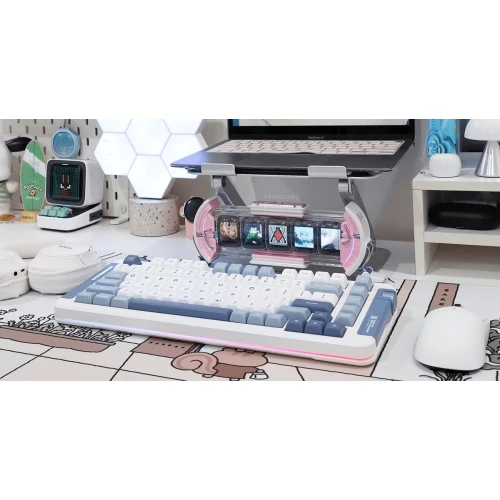Klawiatura MCHOSE X75 RGB Wireless White Hyacinth