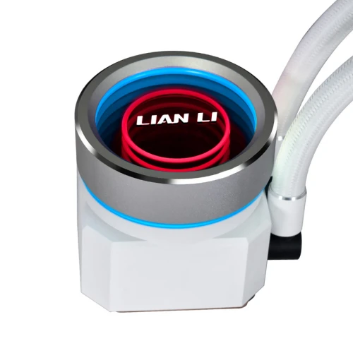 Chłodzenie wodne AiO Lian Li GALAHAD II LCD 360mm Trinity Performance ARGB White