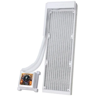 Chłodzenie wodne AiO Lian Li HydroShift LCD 360mm Fanless White
