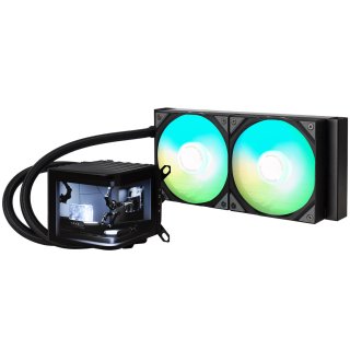Chłodzenie wodne AiO TRYX PANORAMA ARGB – 240mm Black