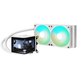 Chłodzenie wodne AiO TRYX PANORAMA ARGB 240 3D-AMOLED 240mm White