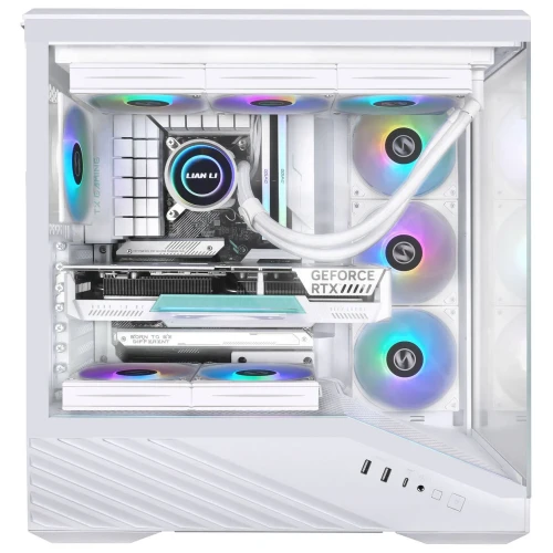 Obudowa Lian Li Vector V100 RGB Tempered Glass White