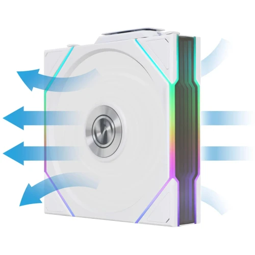 Wentylator Lian Li UNI FAN TL Wireless ARGB PWM Reverse Blade Biały - 120mm 3-pack