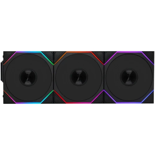 Wentylator Lian Li UNI FAN TL Wireless ARGB PWM Reverse Blade Czarny 120mm 3-pack