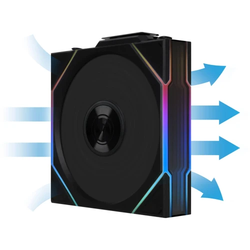 Wentylator Lian Li UNI FAN TL Wireless ARGB PWM Czarny – 120mm