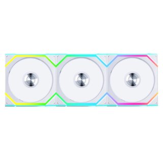 Wentylator Lian Li UNI FAN SL Wireless ARGB PWM Reverse Blade Biały – 120mm 3-pack z kontrolerem