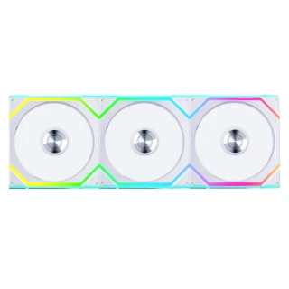 Wentylator Lian Li UNI FAN SL Wireless ARGB PWM Reverse Blade Biały – 120mm 3-pack z kontrolerem