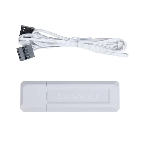 Wentylator Lian Li UNI FAN SL Wireless ARGB PWM Reverse Blade Biały – 120mm 3-pack z kontrolerem