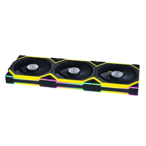 Wentylator Lian Li UNI FAN SL Wireless ARGB PWM Reverse Blade Czarny – 120mm 3-pack z kontrolerem