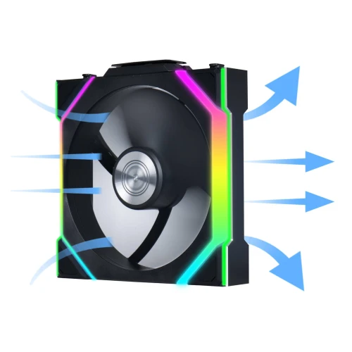 Wentylator Lian Li UNI FAN SL Wireless ARGB PWM Czarny - 120 mm 3-pack z kontrolerem