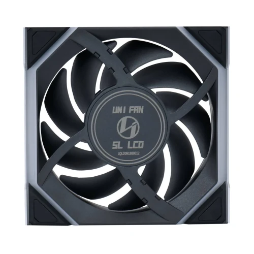 Wentylator Lian Li UNI FAN SL Wireless LCD ARGB PWM Reverse Blade Czarny – 120mm 3-pack z kontrolerem