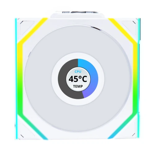 Wentylator Lian Li UNI FAN SL Wireless LCD ARGB PWM Reverse Blade – 120mm 3-pack z kontrolerem