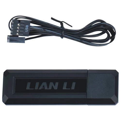 Wentylator Lian Li UNI FAN SL Wireless LCD ARGB PWM Czarny - 120mm  3-pack z kontrolerem