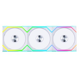 Wentylator Lian Li UNI FAN SL Wireless ARGB PWM Biały – 120mm 3-pack z kontrolerem 