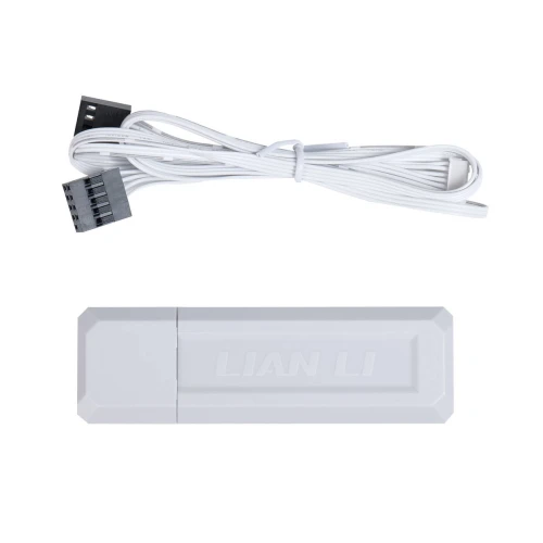Wentylator Lian Li UNI FAN SL Wireless ARGB PWM Biały – 120mm 3-pack z kontrolerem 