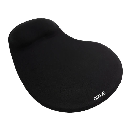 Żelowa podkładka pod mysz i nadgarstek Savio MP-01B Black - 230x190mm