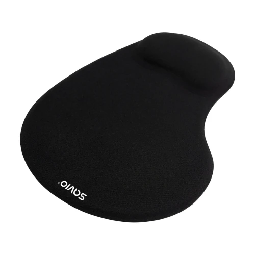 Żelowa podkładka pod mysz i nadgarstek Savio MP-01B Black - 230x190mm