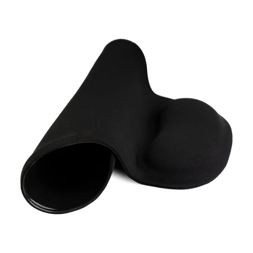 Żelowa podkładka pod mysz i nadgarstek Savio MP-01B Black - 230x190mm