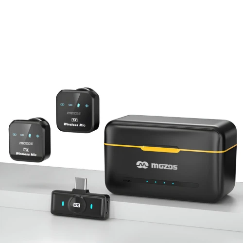 Mikrofon MOZOS MX3 Dual Podwójny Mikroport Bezprzewodowy 2.4GHz do telefonu