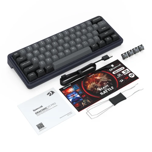 Klawiatura Redragon K730GB-RGB-PRO Draconic Wireless V2