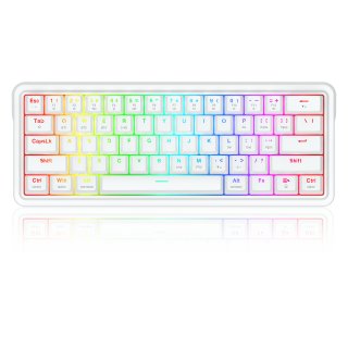 Klawiatura Redragon K730W-RGB-PRO Draconic V2 Wireless White
