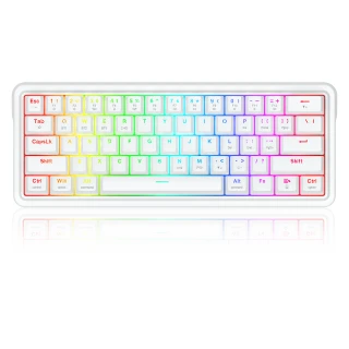 Klawiatura Redragon K730W-RGB-PRO Draconic V2 Wireless White
