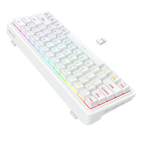 Klawiatura Redragon K730W-RGB-PRO Draconic V2 Wireless White