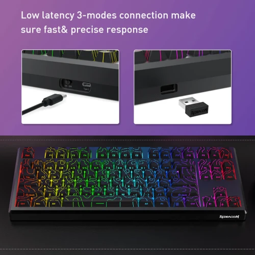 Klawiatura Redragon Uranus PRO K737B-RGB-PRO Wireless