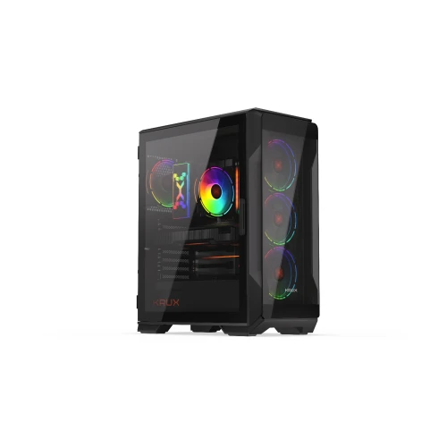 Obudowa Krux Heko Tempered Glass Black