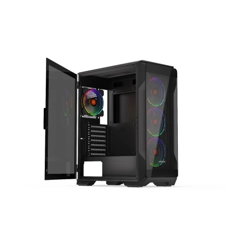 Obudowa Krux Heko Tempered Glass Black