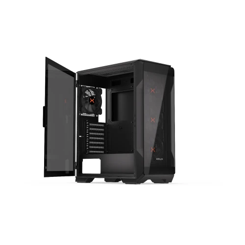 Obudowa Krux Heko Tempered Glass Black