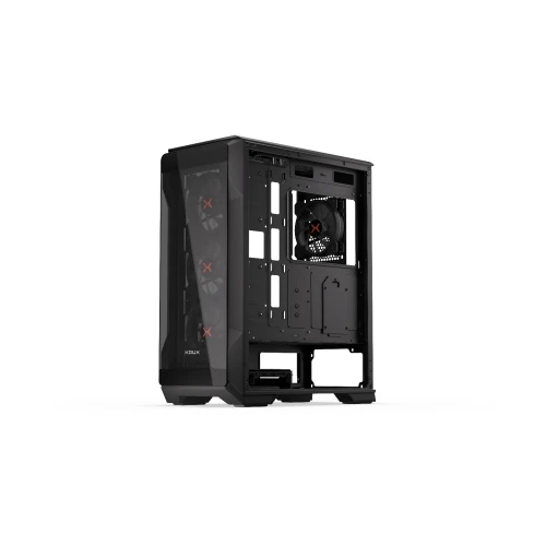 Obudowa Krux Heko Tempered Glass Black