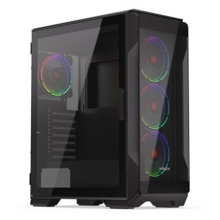Obudowa Krux Heko Tempered Glass Black