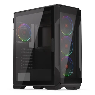 Obudowa Krux Heko Tempered Glass Black