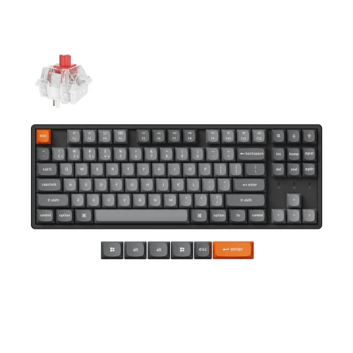 Klawiatura Keychron K8 Max QMK RGB Wireless Super Red 