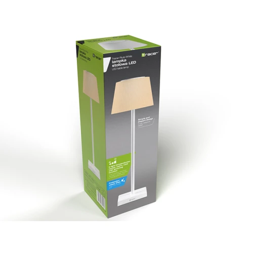 Lampka stołowa Tracer Pluto White LED