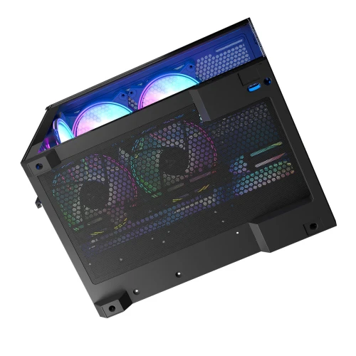 Obudowa Modecom Volcano Panorama APEX ARGB 5F Midi Black